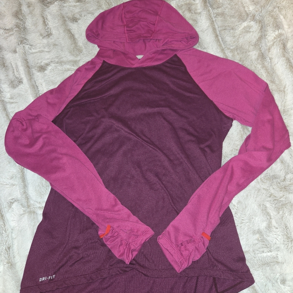 Nike Dri-FIT Thin Running Shirt Pink & Purple [Size Medium] Athleisure Lounge